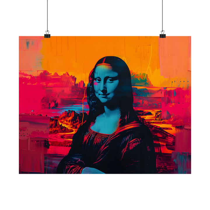 Mona Lisa Remix Poster