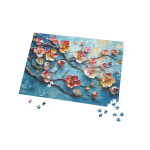 Rose And Gold Bloom Puzzle