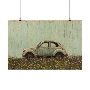 Retro Car Poster
