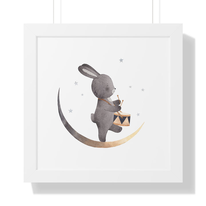 Drummer Bunny Poster