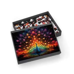 Majestic Rainbow Peacock