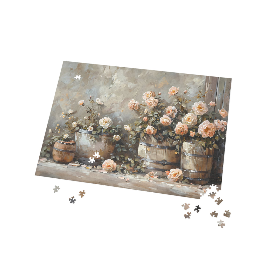 Gentle Potted Flowers Puzzle
