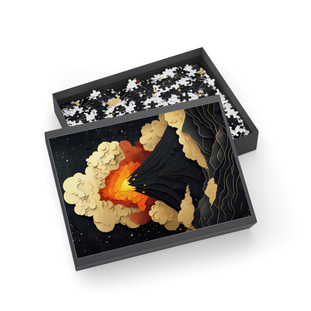 Burning Volcano Puzzle