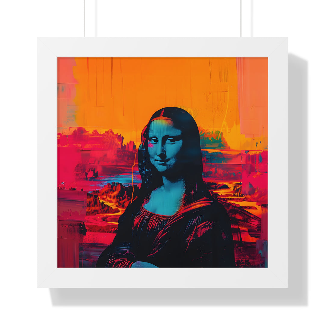 Mona Lisa Remix Poster
