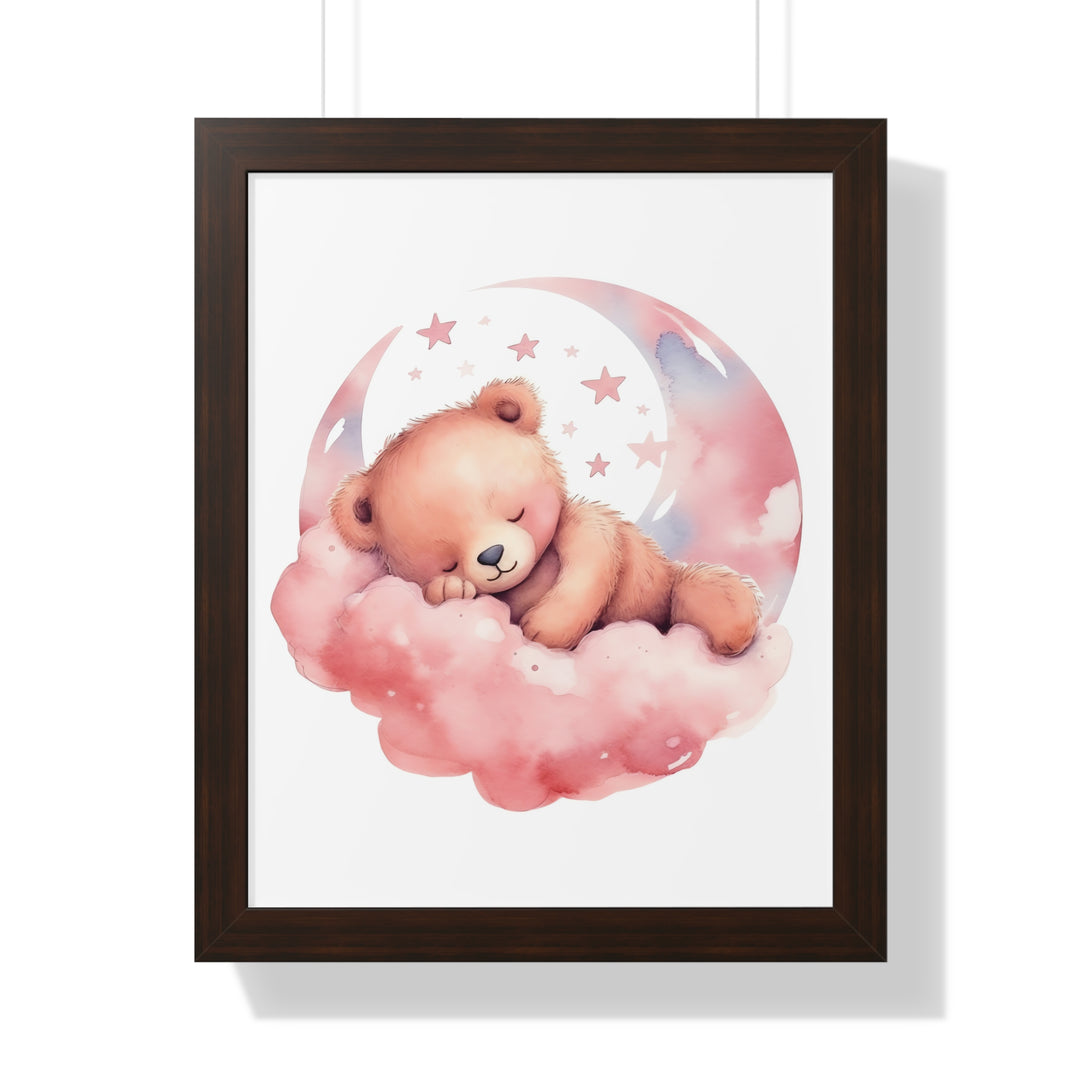 Sleepy Teddy Bear Poster
