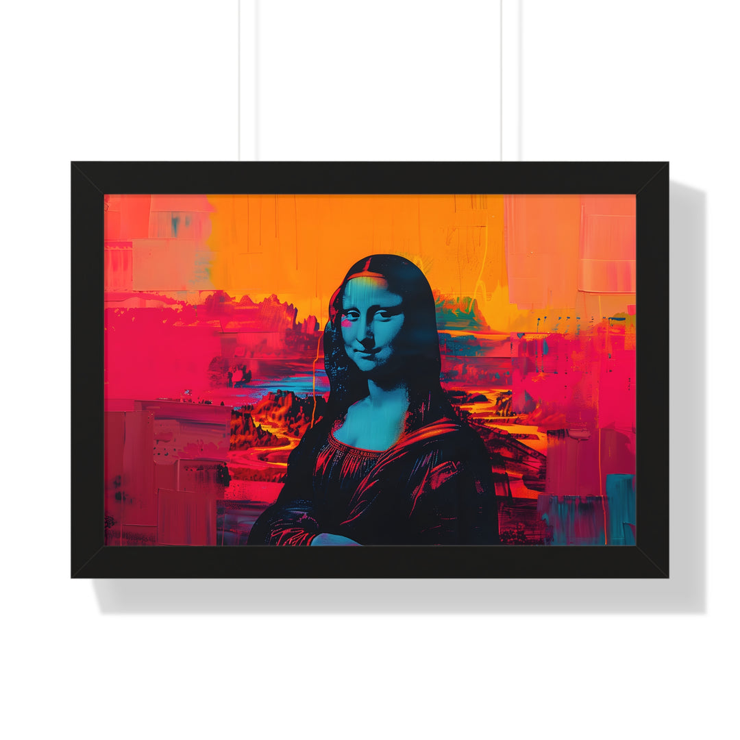 Mona Lisa Remix Poster