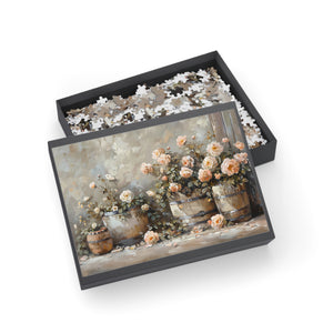 Gentle Potted Flowers Puzzle