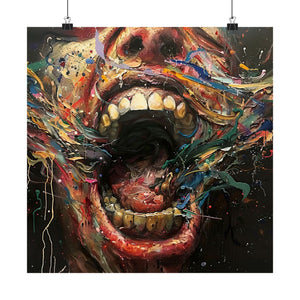 Eruption Of Expression Poster