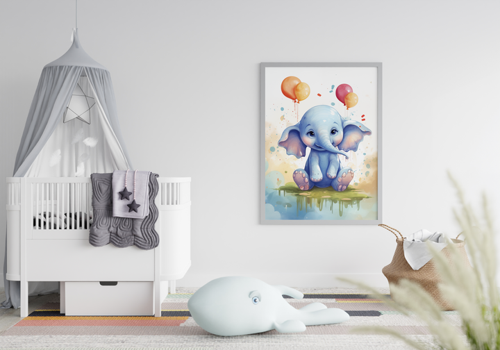 Blue Baby Elephant