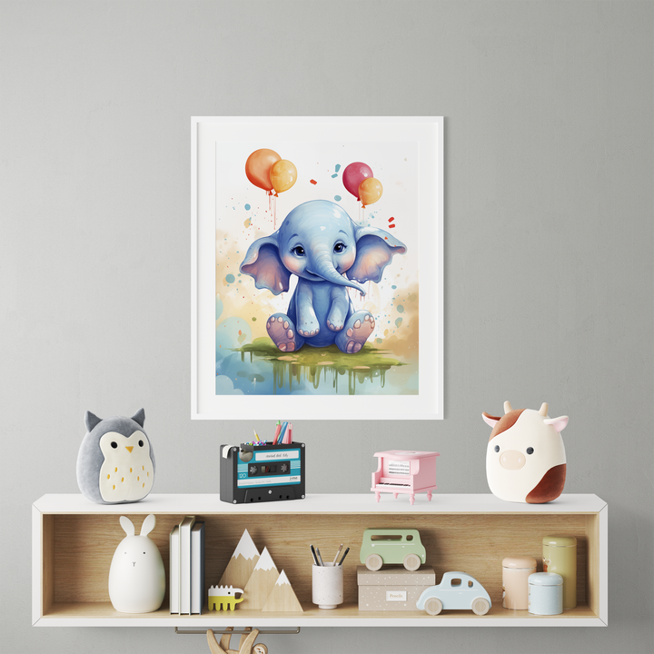 Blue Baby Elephant