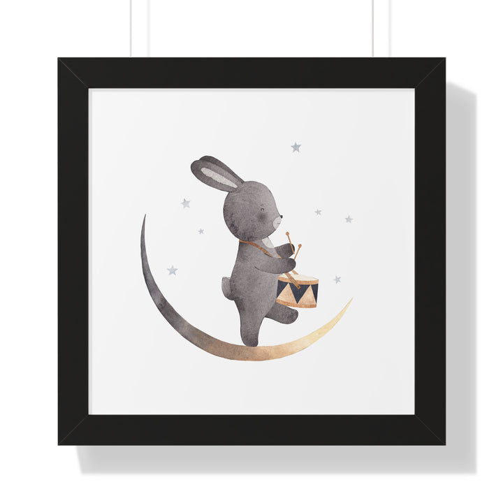 Drummer Bunny Poster