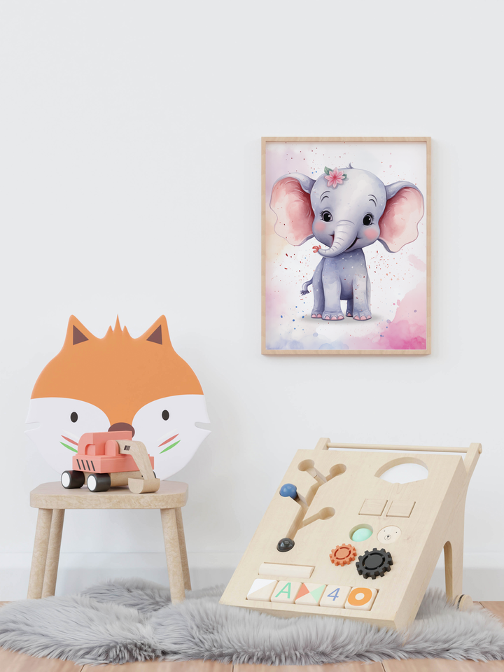Pink Baby Elephant