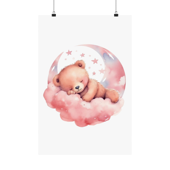 Sleepy Teddy Bear Poster