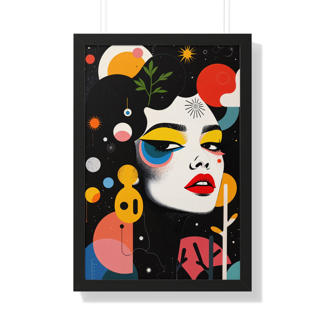 Dadaist Portrait Of A Girl Poster