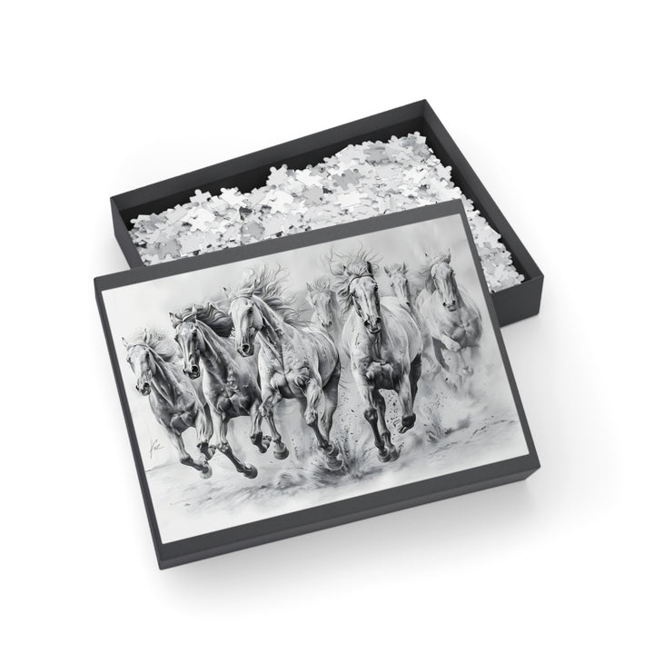 Black And White Horses Puzzle