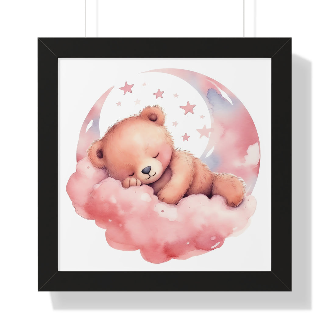 Sleepy Teddy Bear Poster