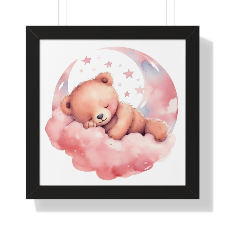 Sleepy Teddy Bear Poster