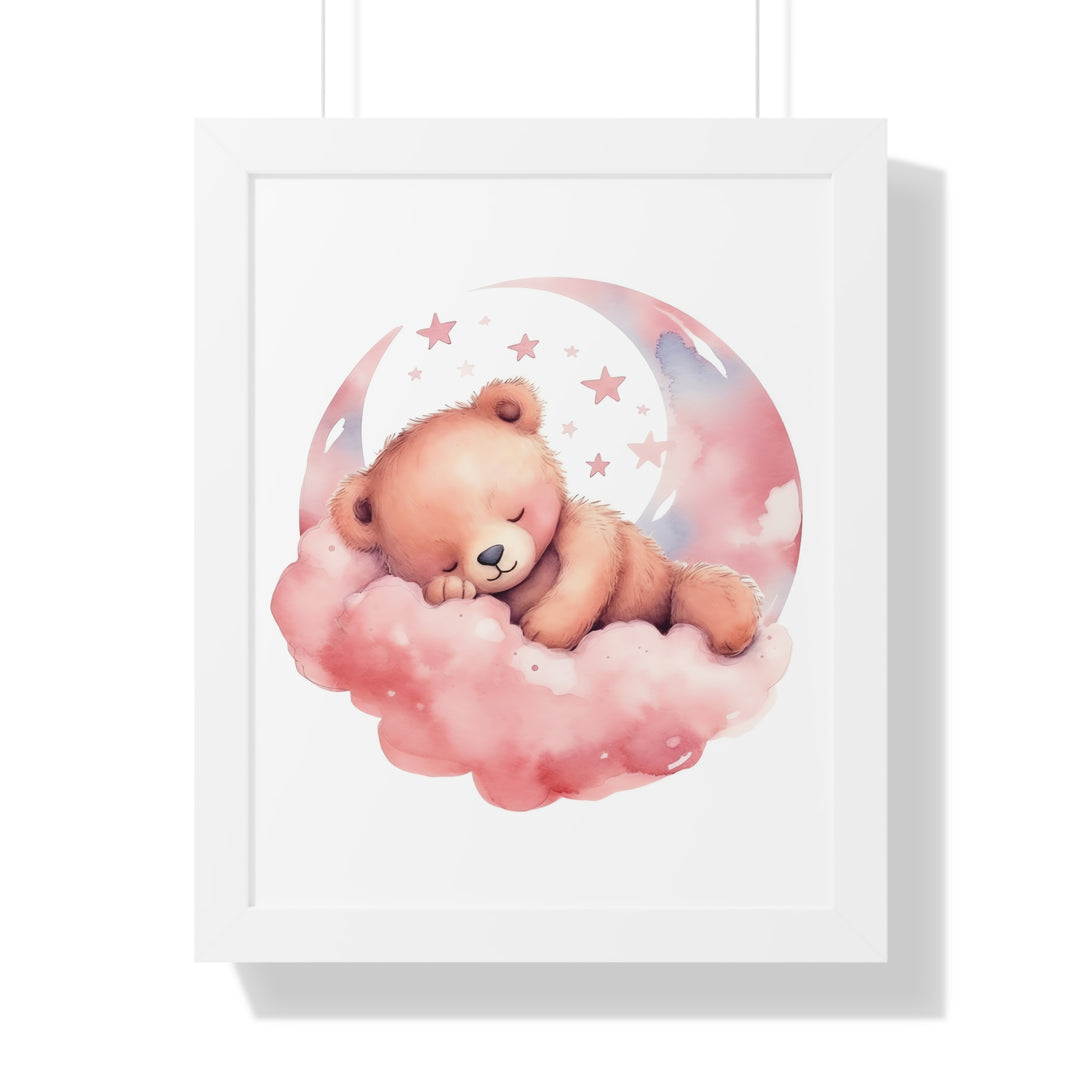 Sleepy Teddy Bear Poster