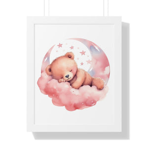 Sleepy Teddy Bear Poster