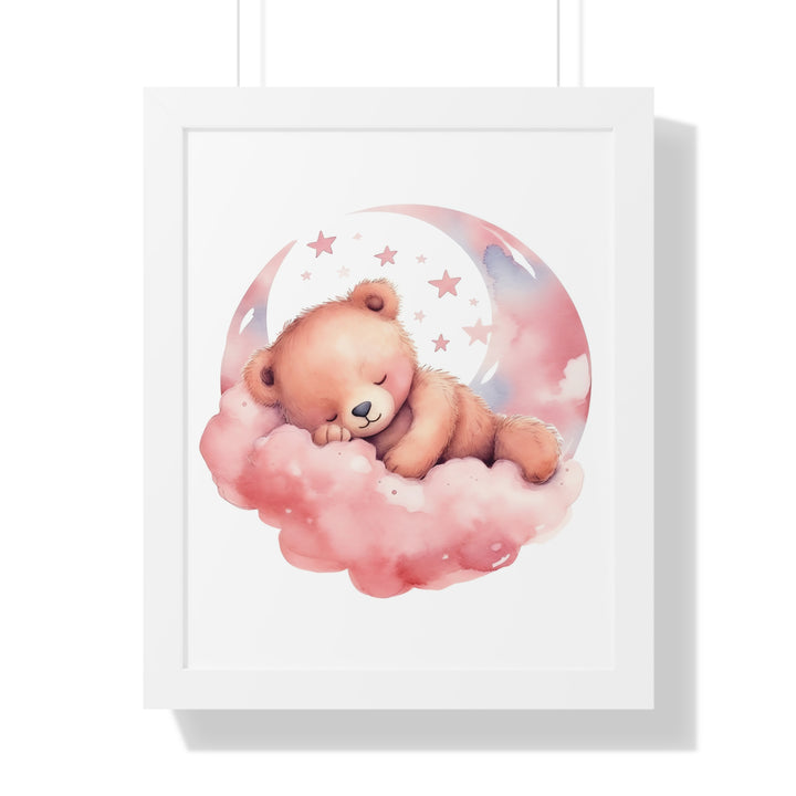 Sleepy Teddy Bear Poster