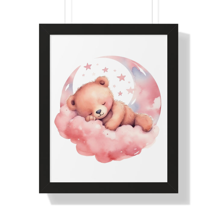 Sleepy Teddy Bear Poster