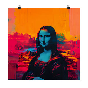 Mona Lisa Remix Poster
