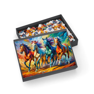 Colorful Stride Puzzle