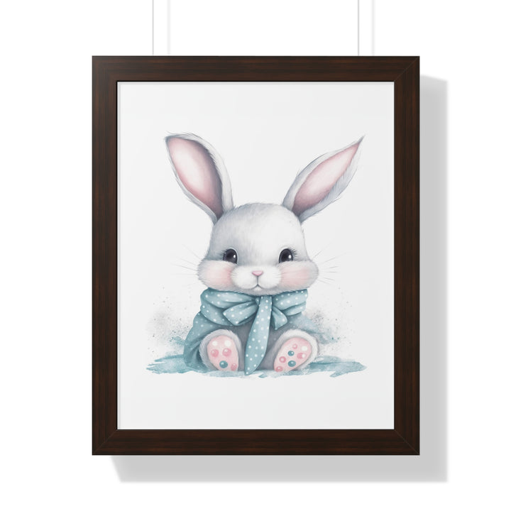 Adorable Gray Bunny Poster