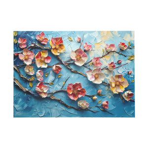 Rose And Gold Bloom Puzzle