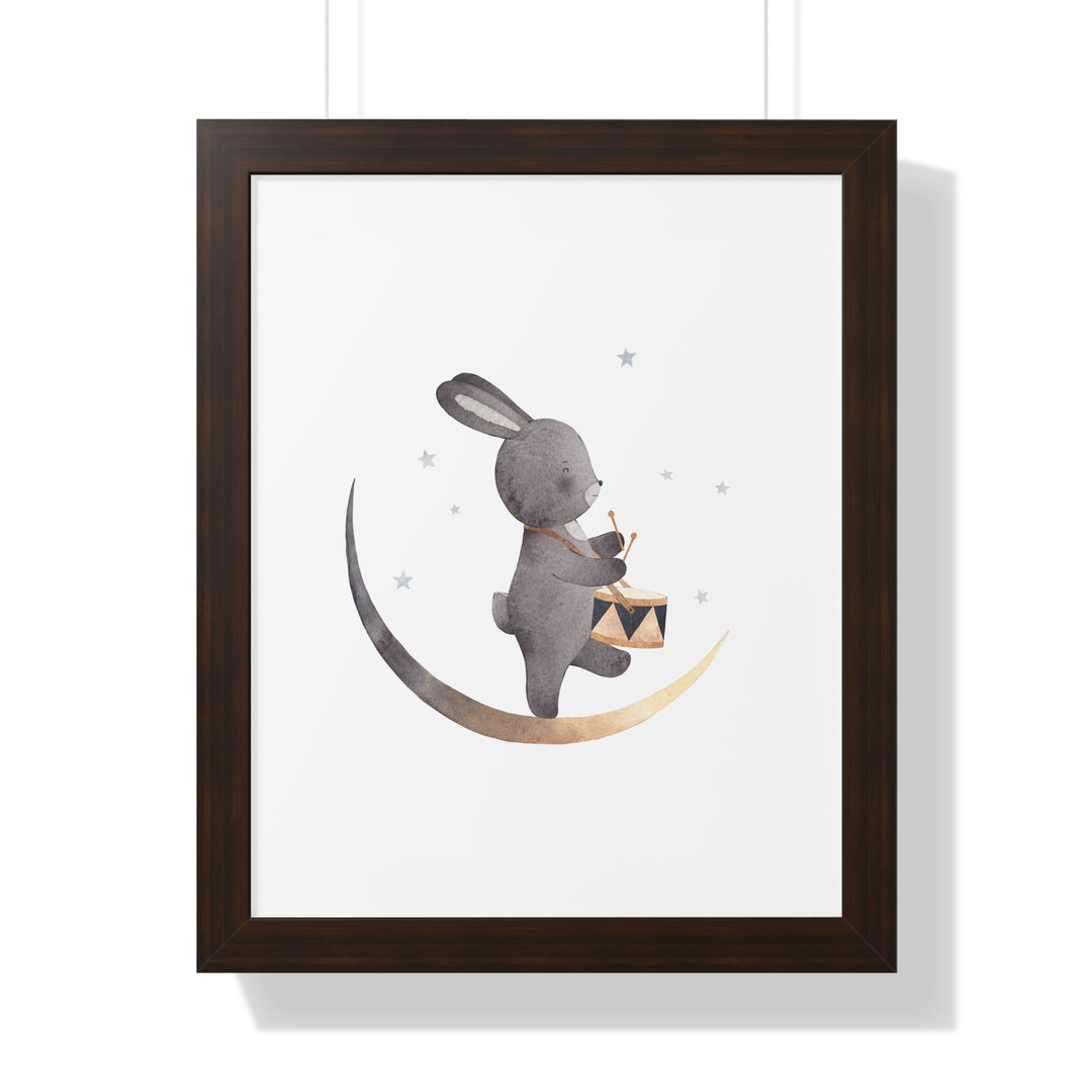 Drummer Bunny Poster