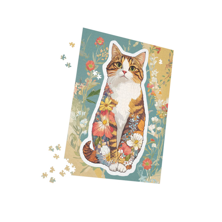 Floral Kitten Puzzle