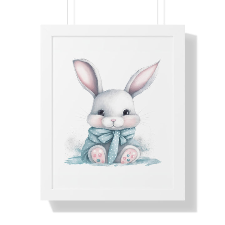 Adorable Gray Bunny Poster