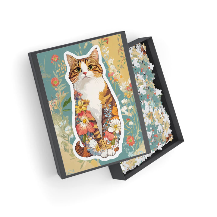 Floral Kitten Puzzle