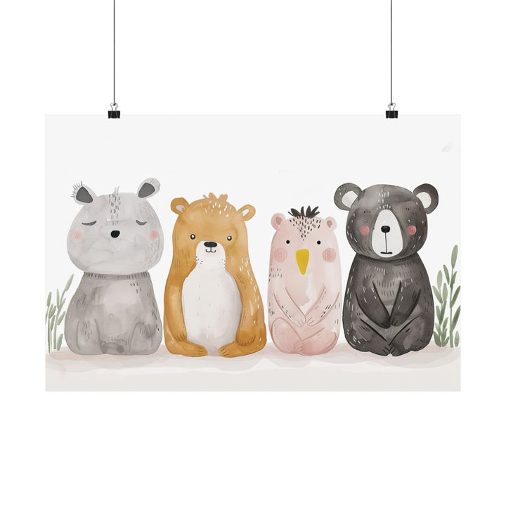 Bear Friends Poster