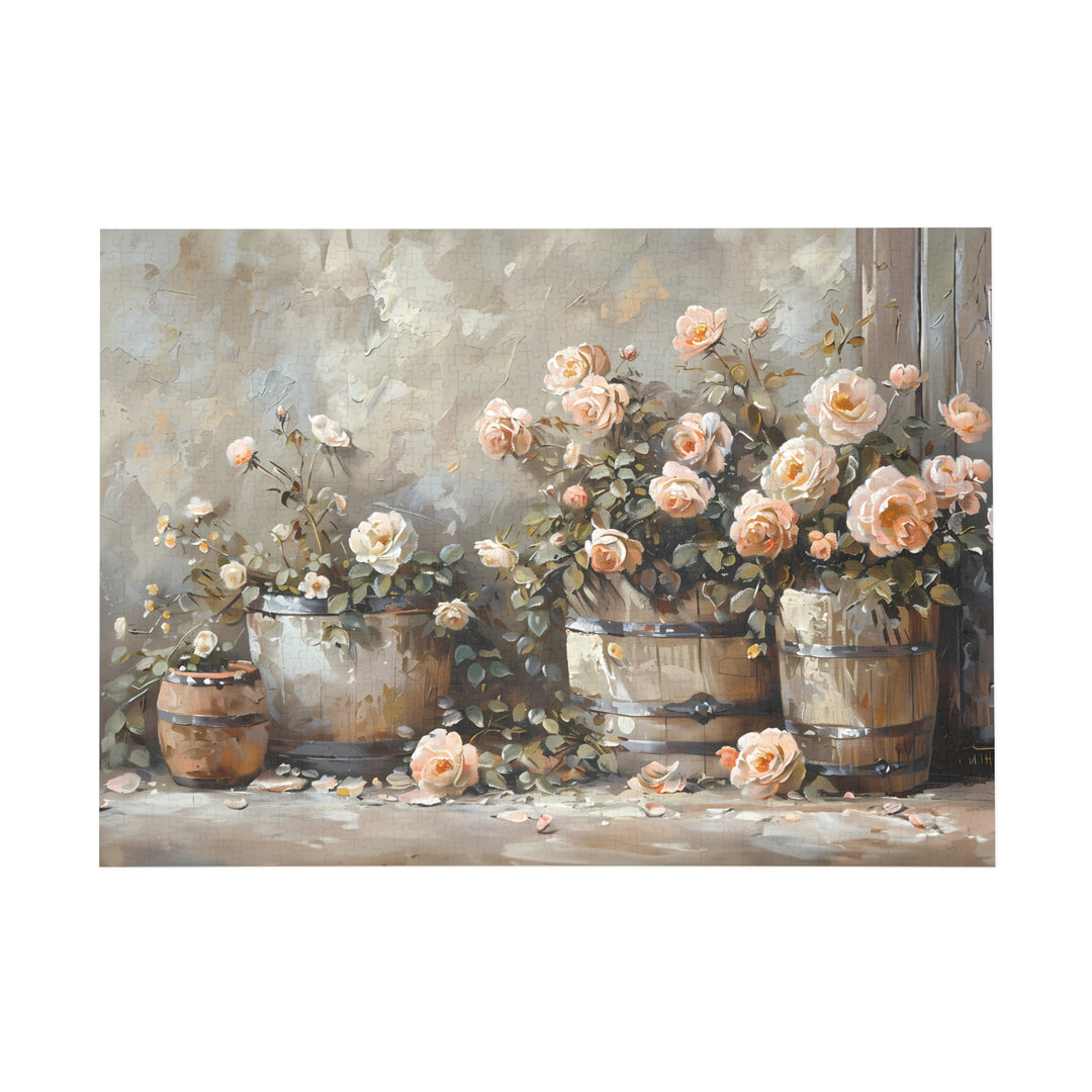 Gentle Potted Flowers Puzzle