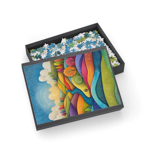 Colorful Hillside Puzzle