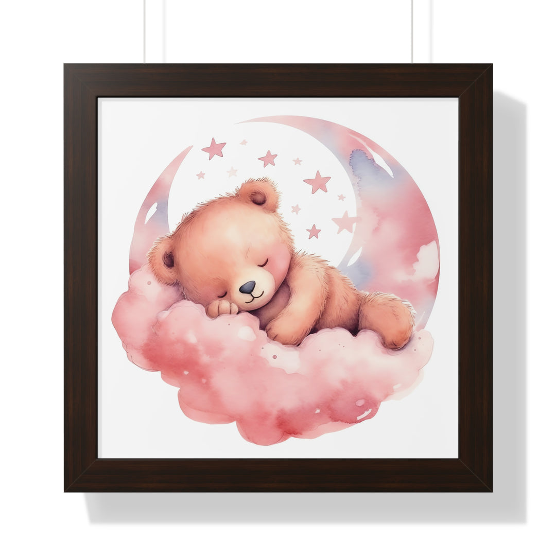 Sleepy Teddy Bear Poster