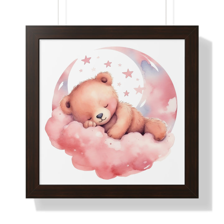Sleepy Teddy Bear Poster