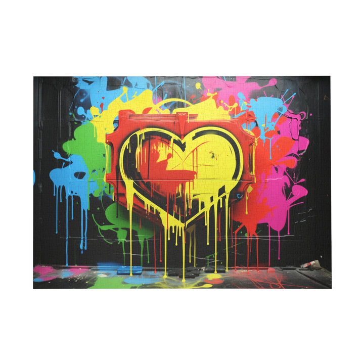Heart Graffiti Puzzle