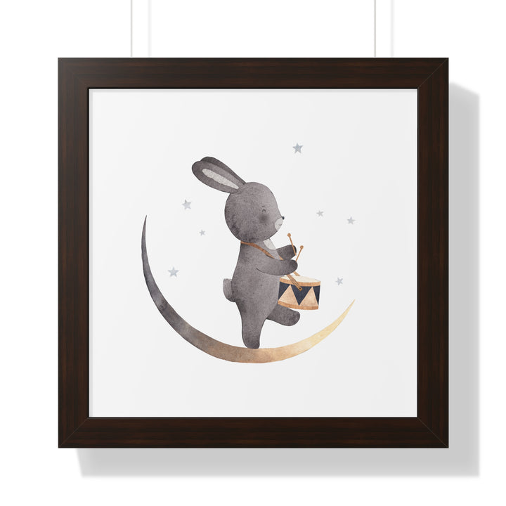 Drummer Bunny Poster