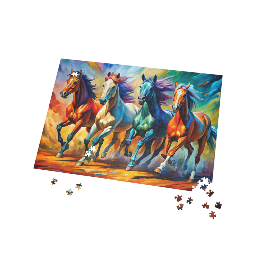 Colorful Stride Puzzle