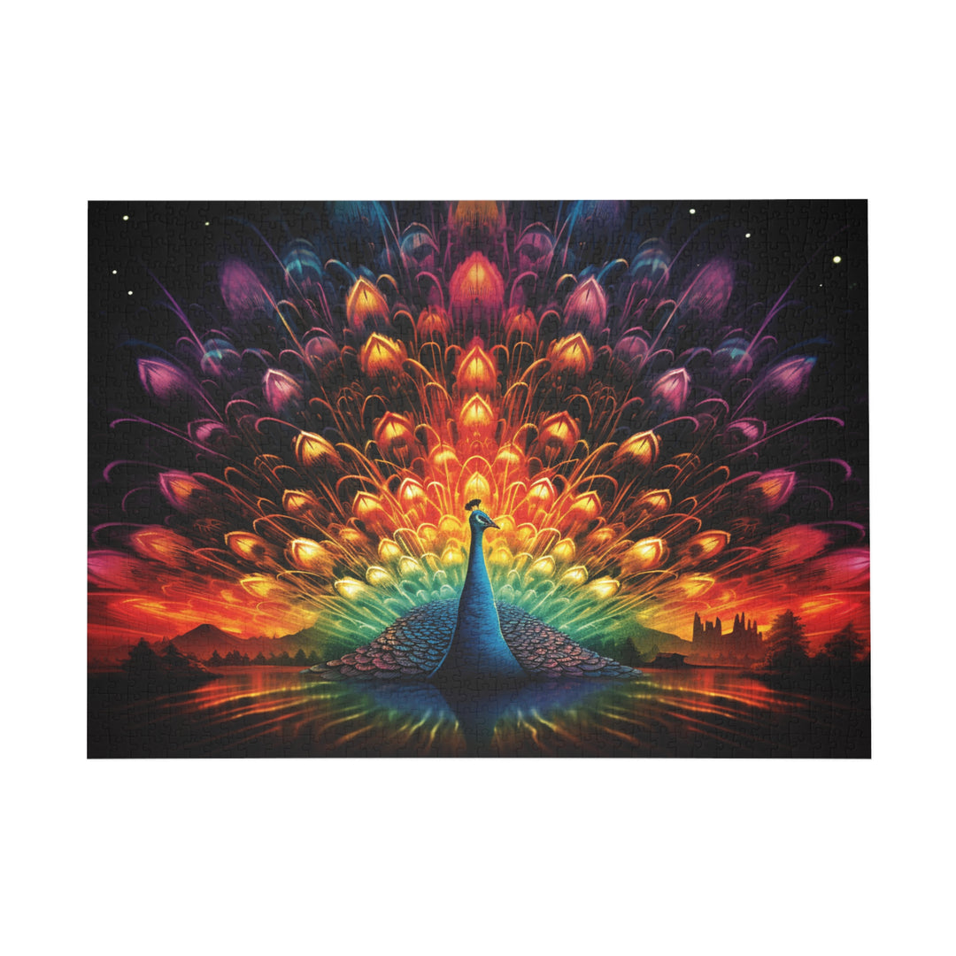 Majestic Rainbow Peacock