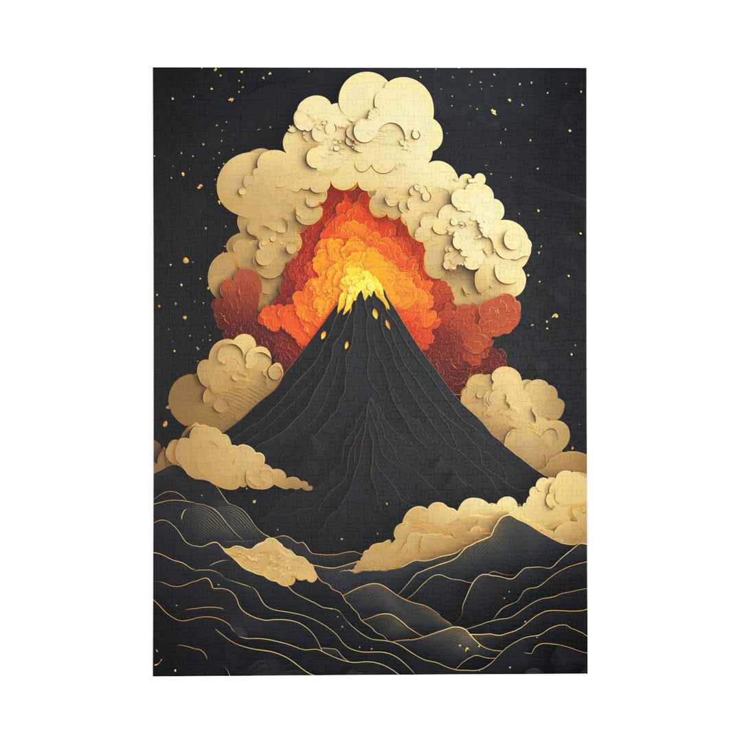 Burning Volcano Puzzle