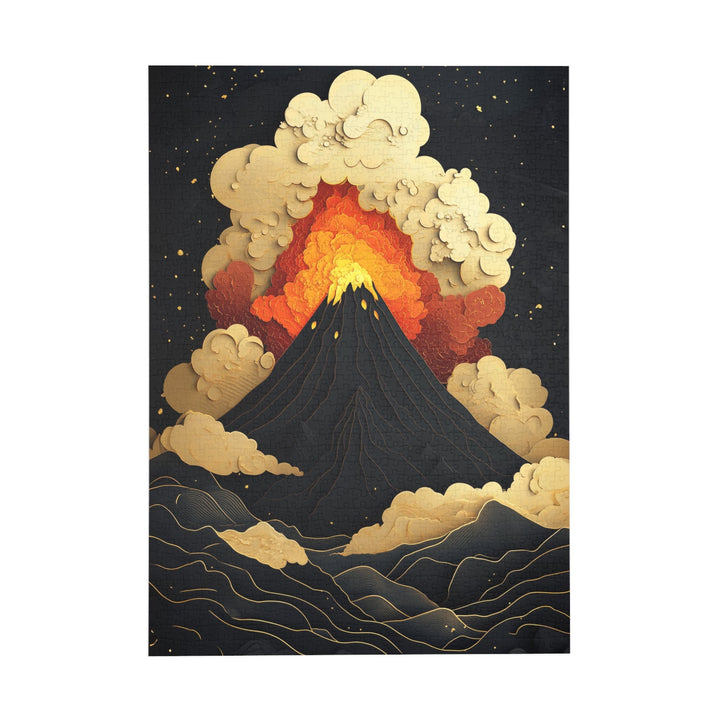 Burning Volcano Puzzle