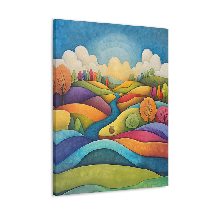 Colorful Hillside