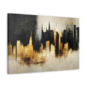 Black And Gold Skyscrapers
