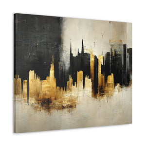 Black And Gold Skyscrapers