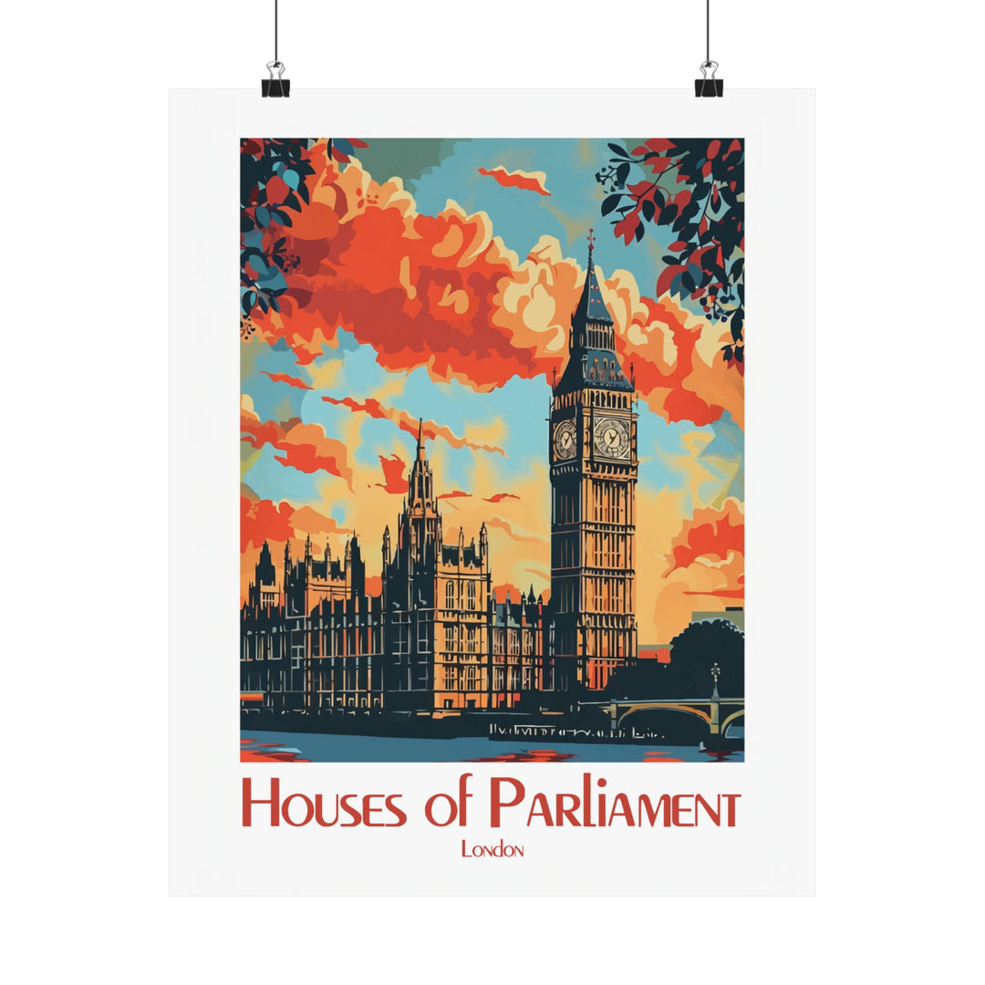 Houses Of Parliament Poster