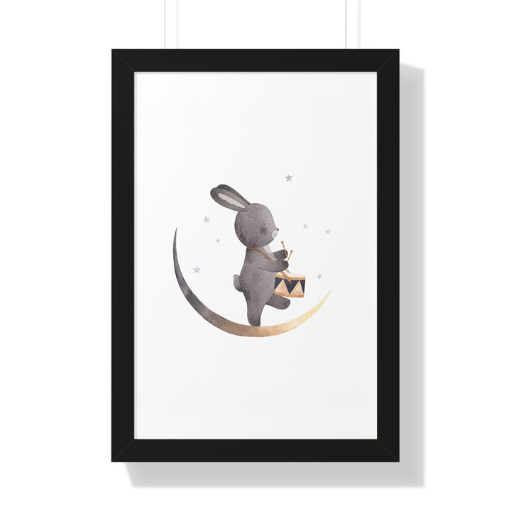 Drummer Bunny Poster