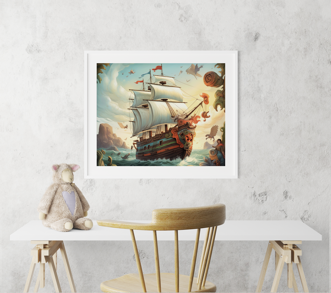Pirate Ship Sailing